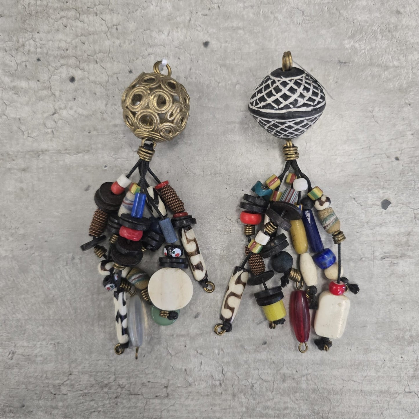 AFRICAN TRADE BEAD KEYRING (KENYA)