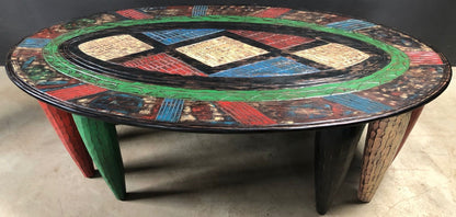 NUPE COFFEE TABLE (SOUTH AFRICA) OVAL 140L 70W 45H CUSTOM