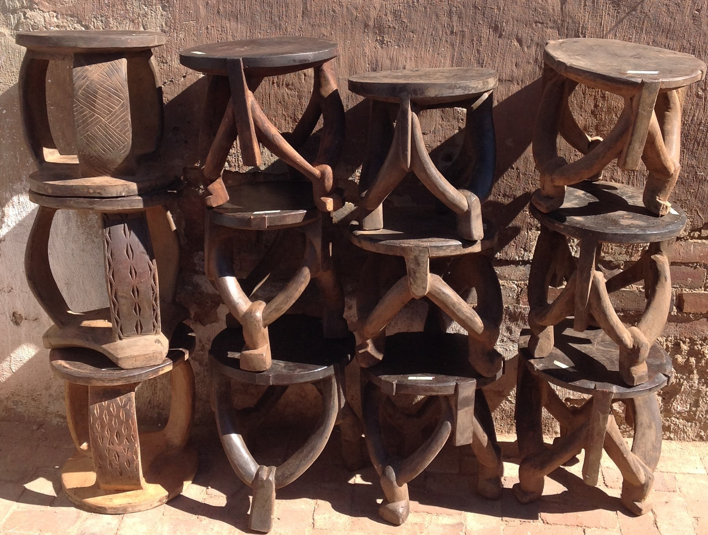 HEHE STOOL (TANZANIA) 44H 43D NAT