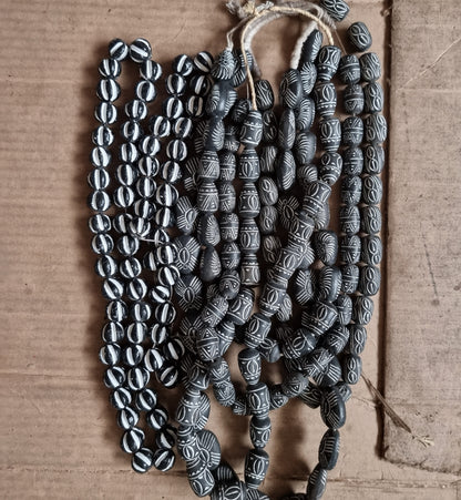 DOGON CLAY BEAD (MALI) LRG