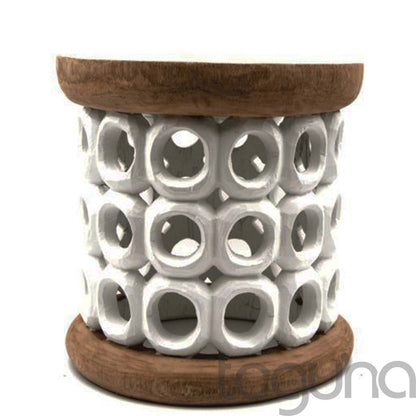 STOOL/SIDE-TABLE (CAMEROON) 50D 43H CUSTOM
