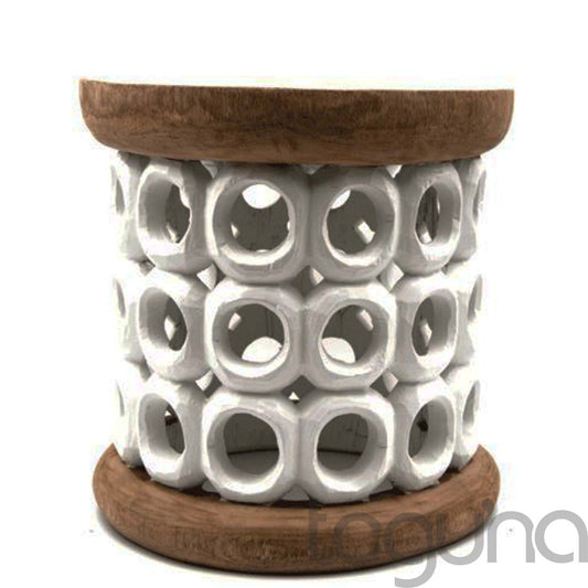 STOOL/SIDE-TABLE (CAMEROON) 50D 43H CUSTOM