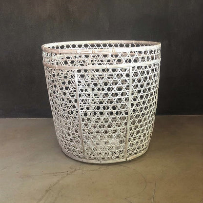 WASH BASKET (INDONESIA) LRG 53L 53W 50H WHTW