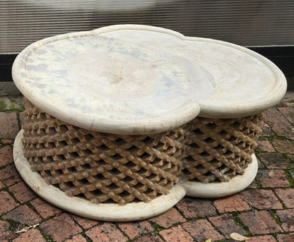 BAMILEKE SIDE-TABLE (CAMEROON) CUSTOM 98L 78W 43H NATURAL