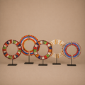 MAASAI BEAD COLLAR (KENYA) 25W 28H