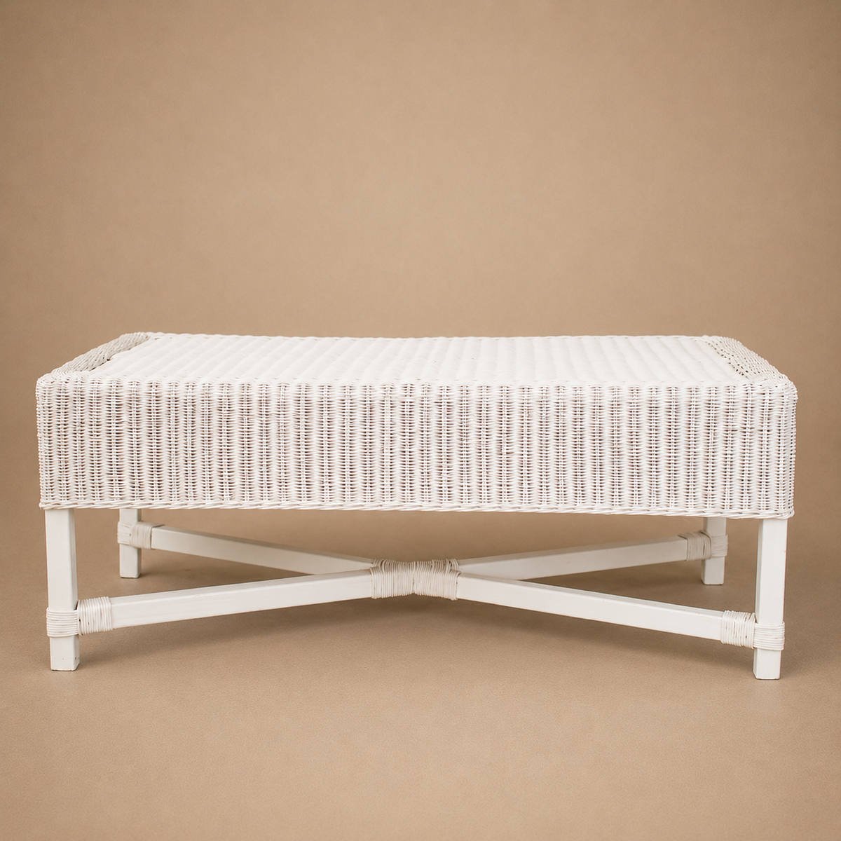 MALAWIAN RECTANGLE TABLE (MALAWI) WHITE