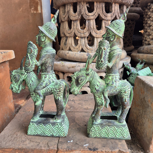 BENIN HORSE & RIDER (CAMEROON) 45H
