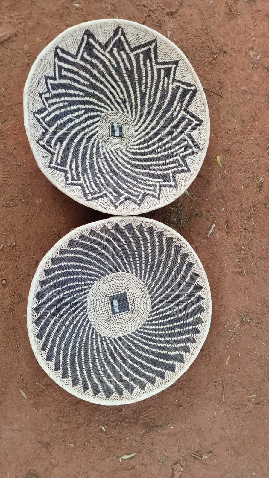 TONGA BASKET DBL WEAVE (ZAMBIA) PLATTER 70D