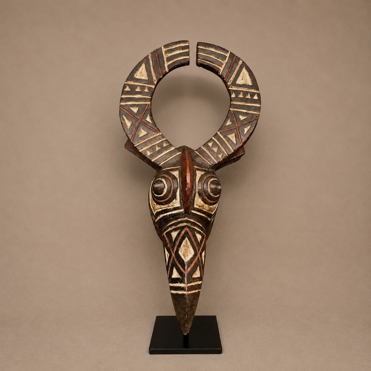MOSSI ZOOMORPHIC MASK (BURKINA FASO) LRG