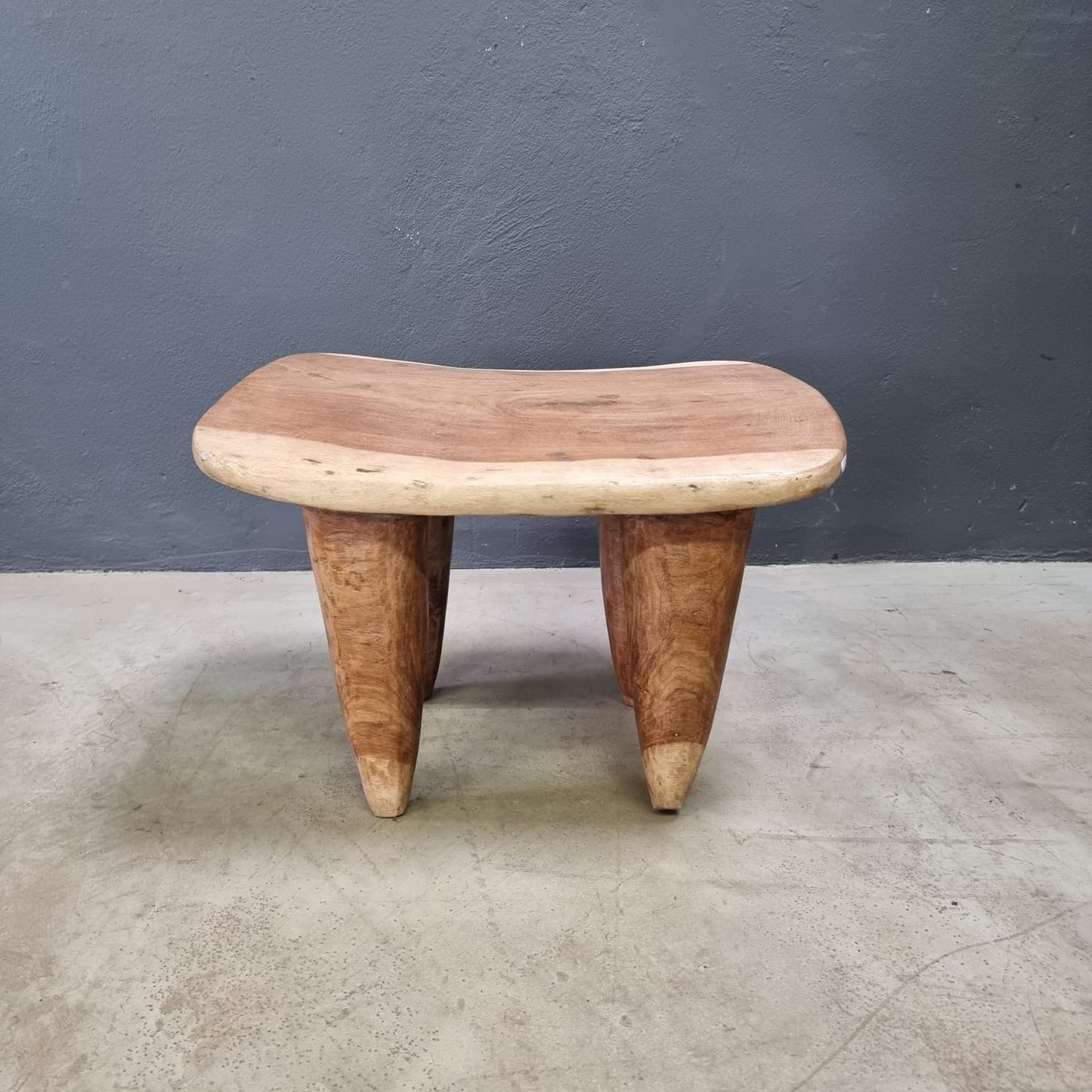 SENUFO STOOL/SIDE-TABLE (IVORY COAST) MED 60L 40W 35H