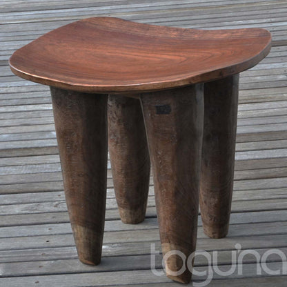 SENUFO STOOL/SIDE-TABLE (IVORY COAST) XL 65L 55W 48H