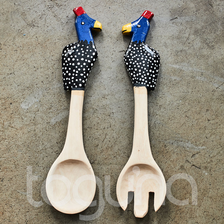 SALAD SERVER (ZIMBABWE) SET