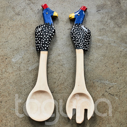 SALAD SERVER (ZIMBABWE) SET
