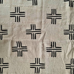 BOGOLON MUD CLOTH (MALI) 160L 115W WHITE