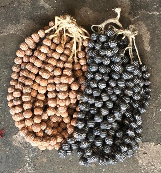 DOGON CLAY BEAD (MALI) LRG