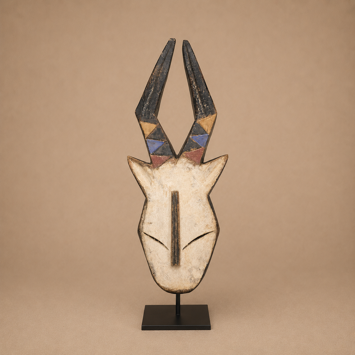 KWELE MASK (REPUBLIC OF THE CONGO) ANTELOPE 40H