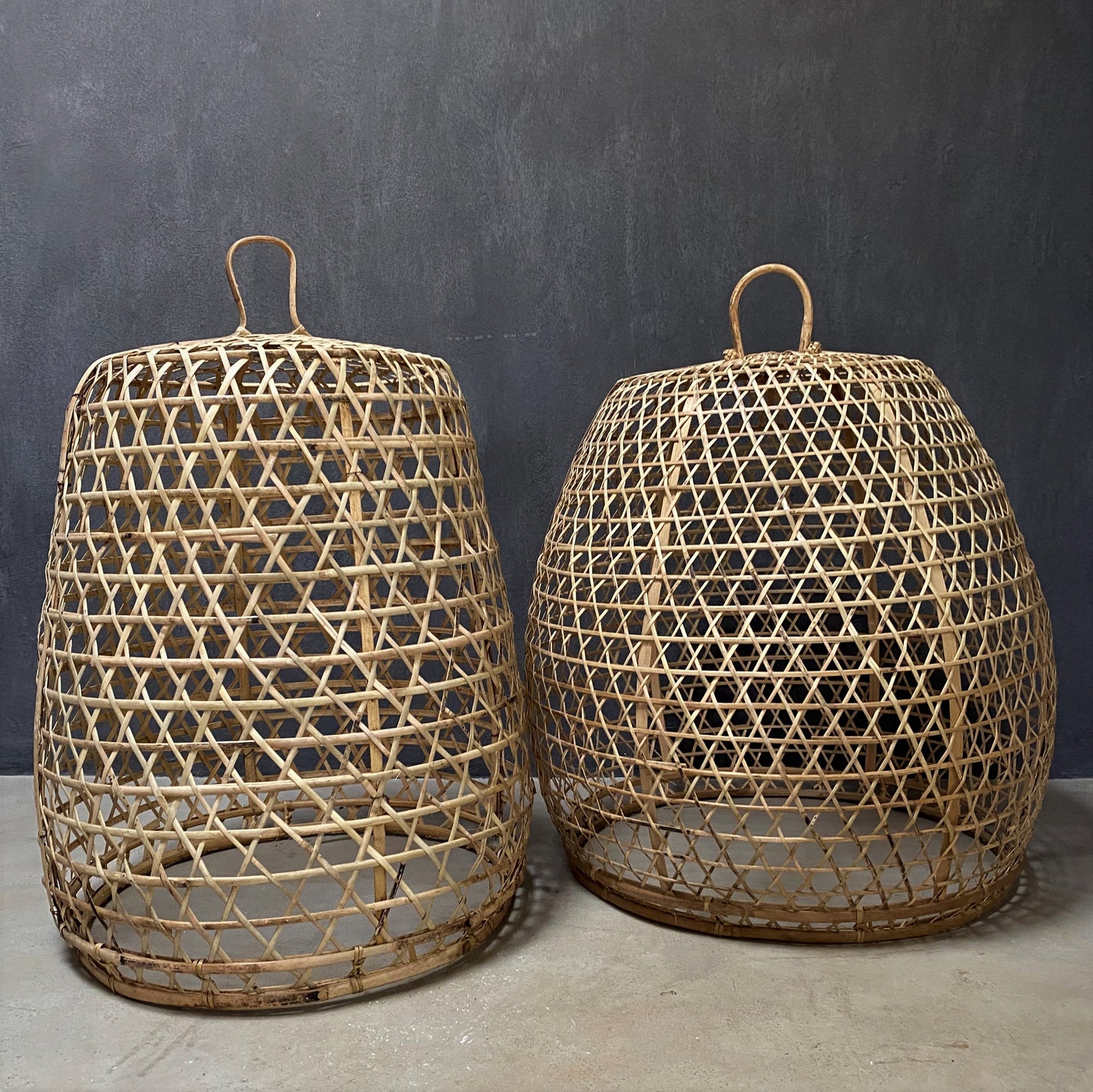 BAMBOO LAMPSHADE (INDONESIA) BELL 68L 68W 65H NAT