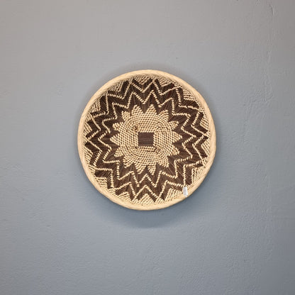 TONGA BASKET DBL WEAVE (ZAMBIA) PLATE 32-36D