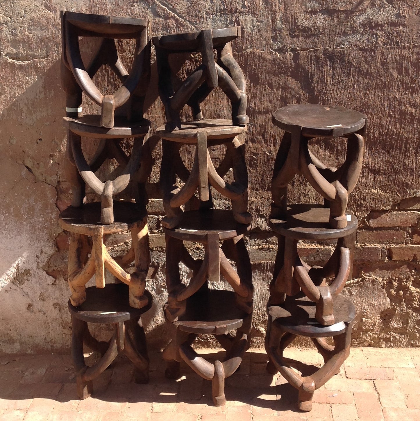 HEHE STOOL (TANZANIA) 44H 43D NAT