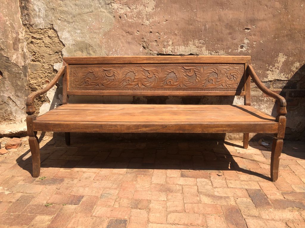 BALINESE BENCH (INDONESIA) TEAK OLD