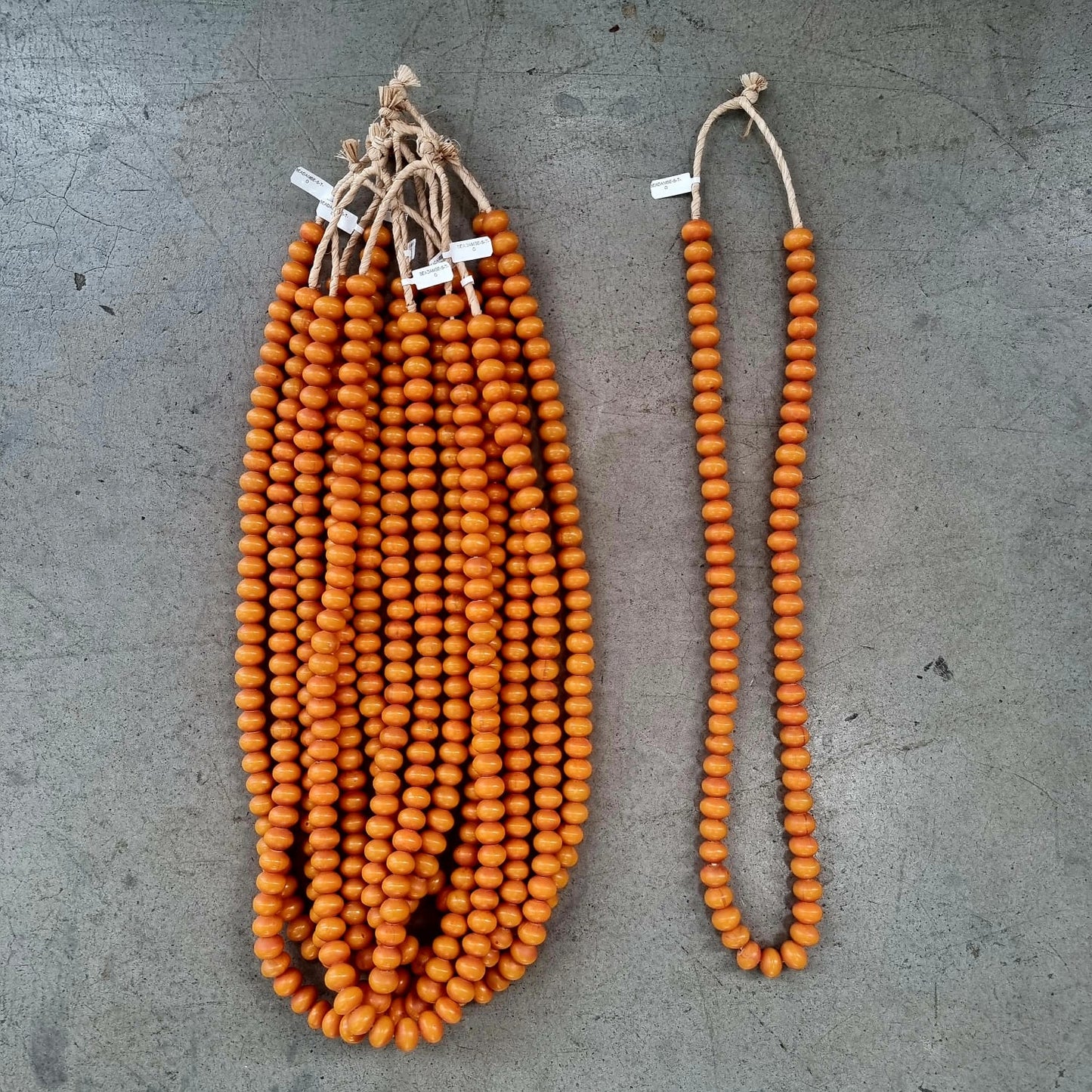 AFRICAN AMBER BEAD (KENYA) SML