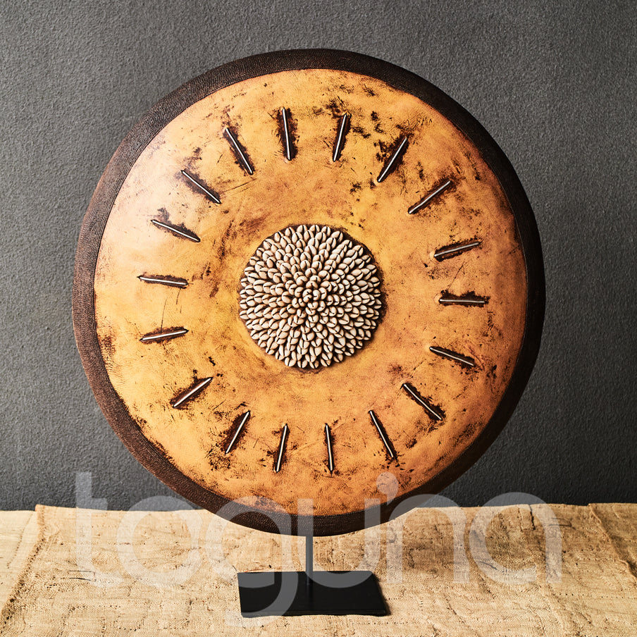 DECORATIVE SHIELD (CAMEROON) 55D METAL