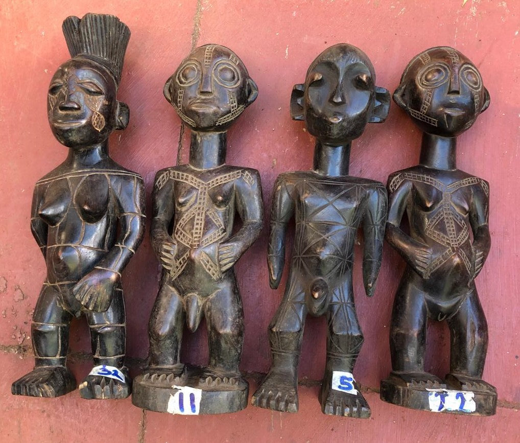 CARVED FIGURINE (KENYA) 35H
