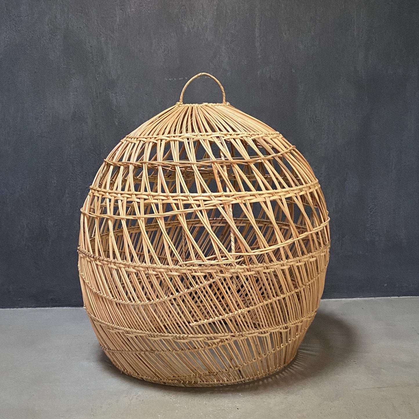 RATTAN LAMPSHADE (INDONESIA) BELL 60L 60W 65H NAT