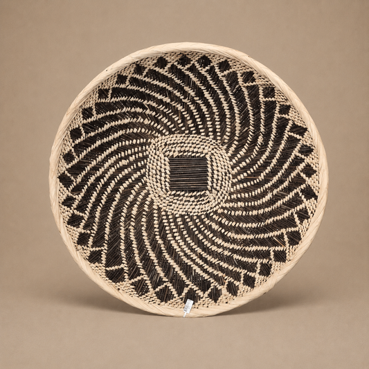 TONGA BASKET DBL WEAVE (ZAMBIA) PLATTER 70D