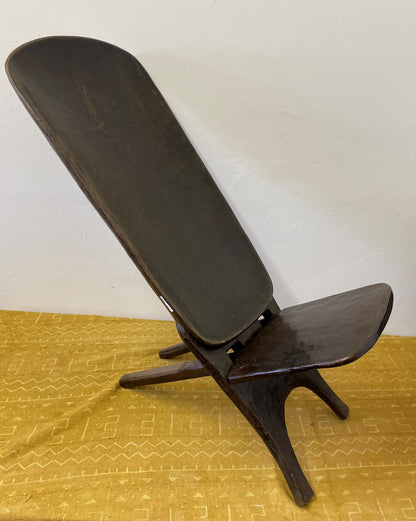 SENUFO STOOL/SIDE-TABLE (IVORY COAST) LRG 60L 47W 45H