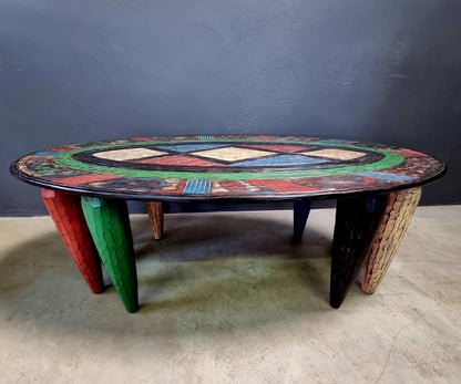 NUPE COFFEE TABLE (SOUTH AFRICA) OVAL 140L 70W 45H CUSTOM