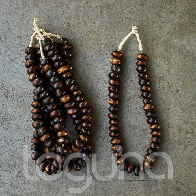 BONE BEAD (KENYA) MED DRK