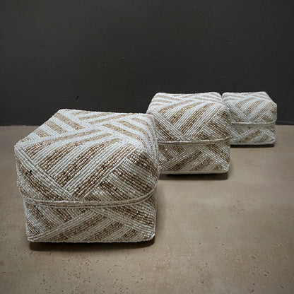 BEADED BOX (INDONESIA) SET 3 20L 20W 17H ASST