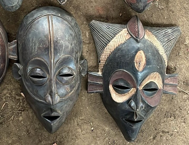 CHOKWE MASK (REPUBLIC OF CONGO) 33-38H